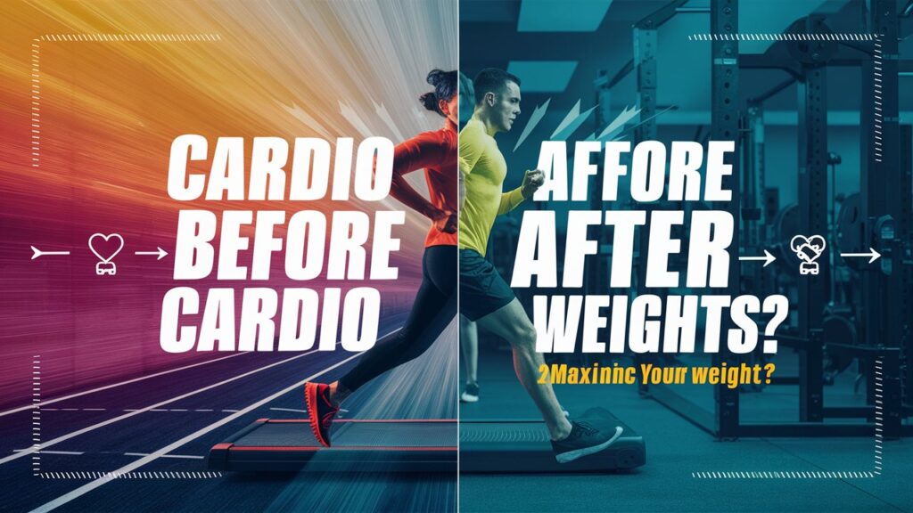 Cardio Before or After Weights