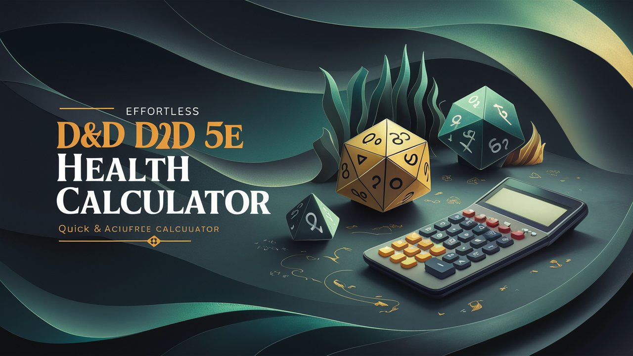 D&D 5e Health Calculator