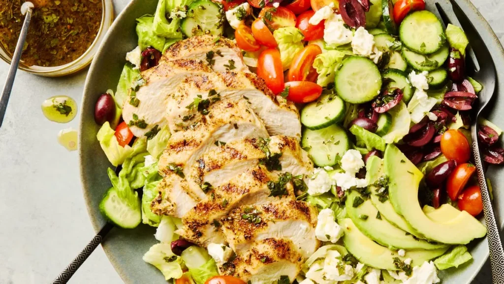 Grilled Chicken Salad with Avocado